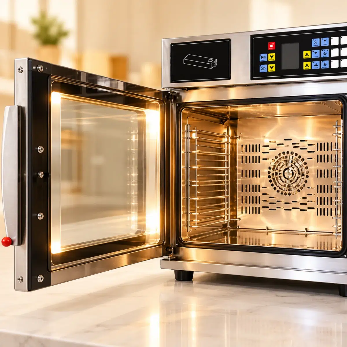 ภาพจำลองประกอบ: แสงไฟส่องสว่างภายในเตาอบ CHEF SERIES
